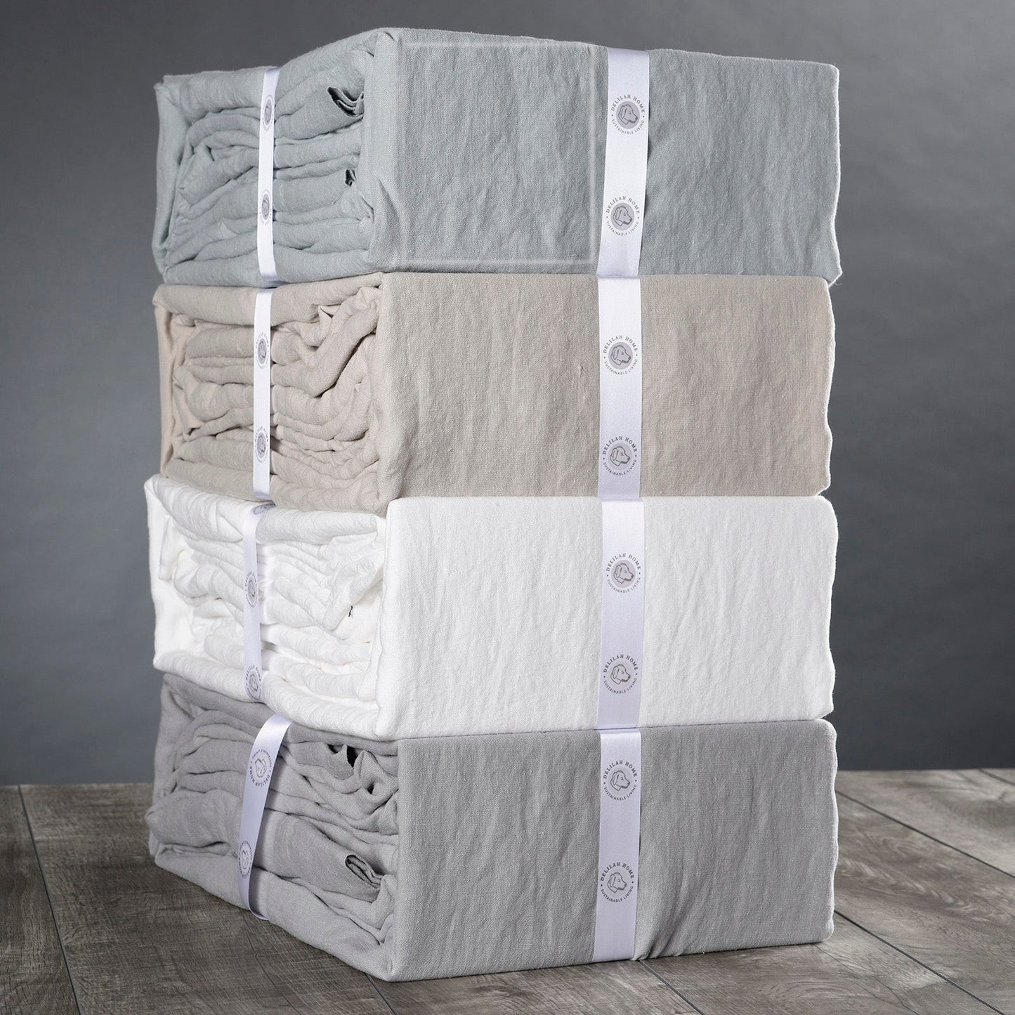100% Organic Hemp Bed Sheet Collection Delilah Home